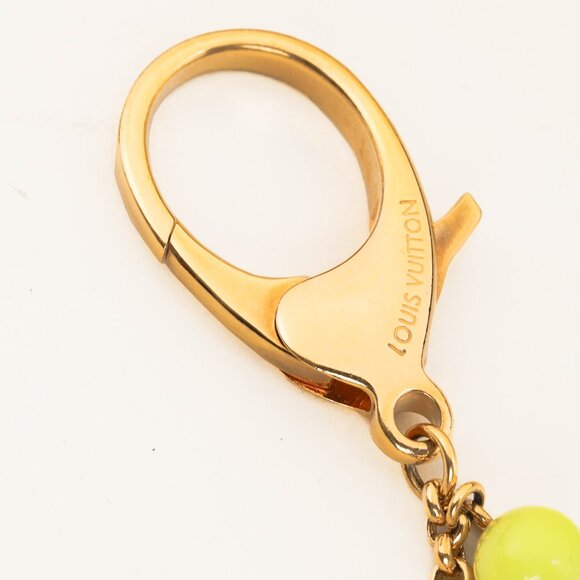 Louis Vuitton Grelot Gold-Tone Spherical-Charm Key Chain - Picture 2 of 6